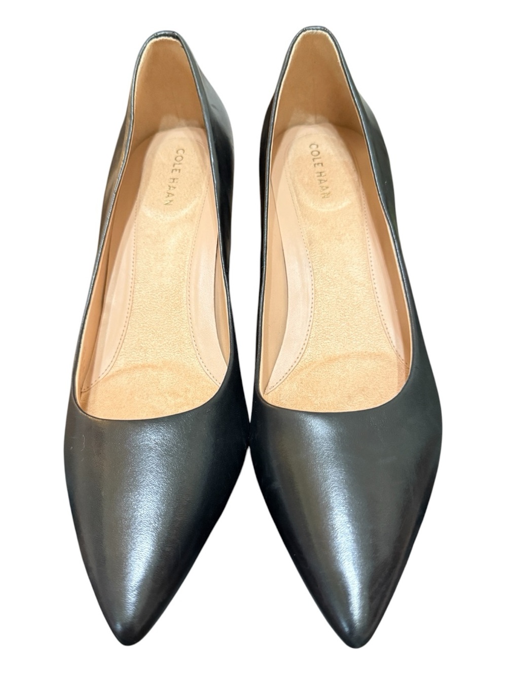 Cole Haan Black Leather Pointed Toe Pumps Women’s 9.5B NWOB